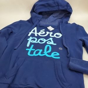 Girls Blue Aeropostale small hoodie sweater